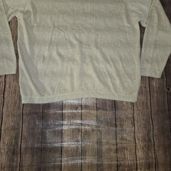 Orvis Mens Sweater L Beige Turtleneck Cashmere Blend Long Sleeve Signature - Picture 6 of 9